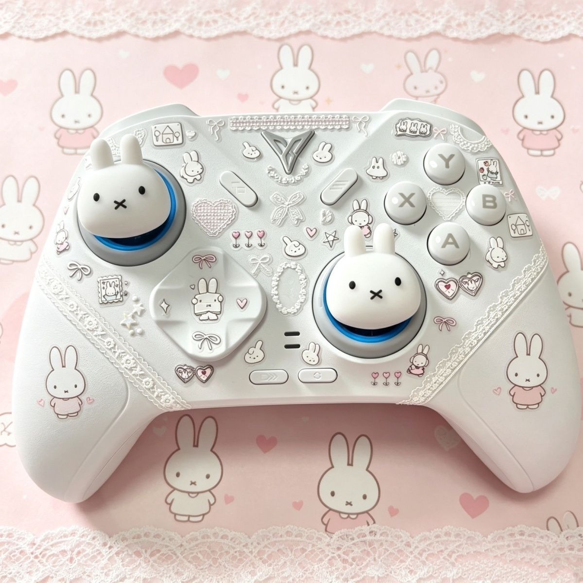 Ps5 Controller Cover - Cartoon Miffy Rabbit Cat Paw Thumb