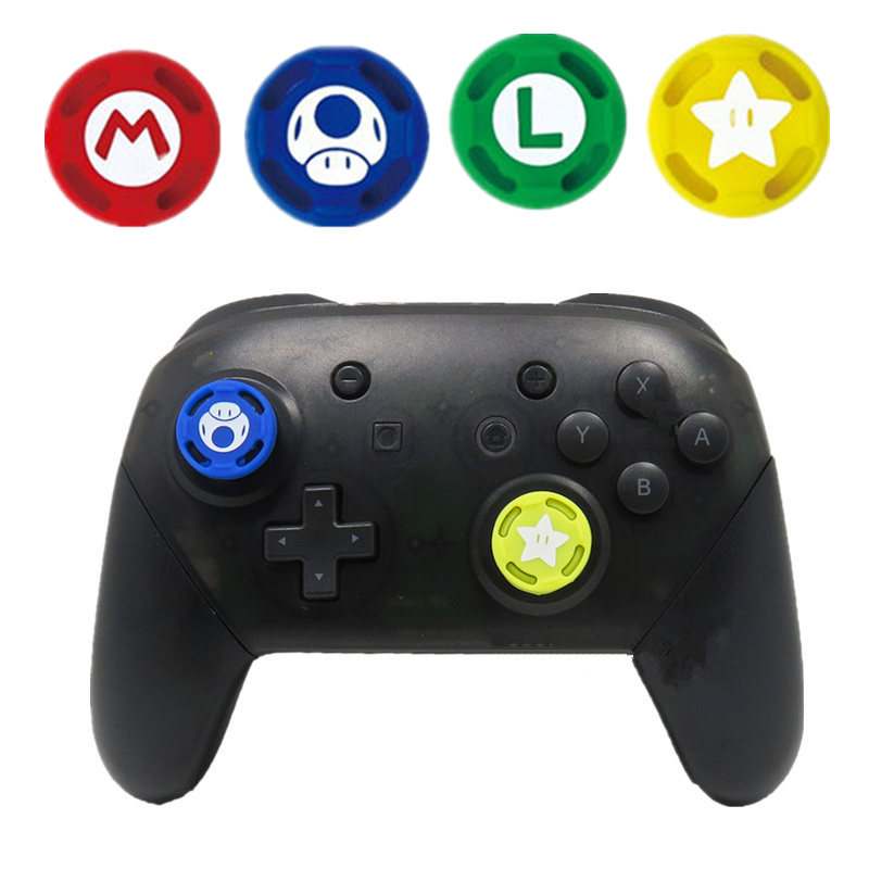 Ps5 Controller Cover - 4pcs soft Silicone Analog Thumb Stick