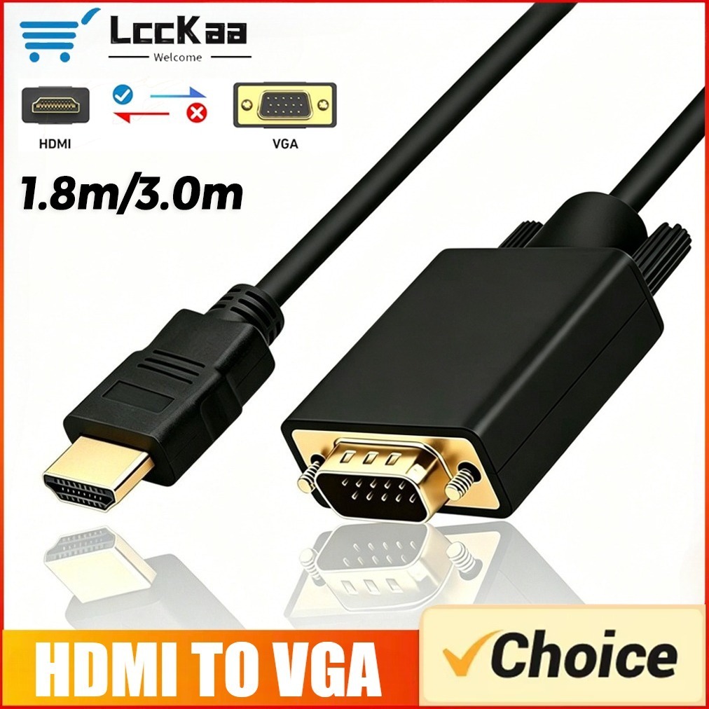 Gaming Console Bundle - 1080P HDMI-compatible To VGA Converter Gold
