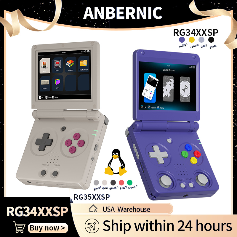Anbernic RG34XXSP RG35XXSP Fli - Gaming Console In Chinese review and price