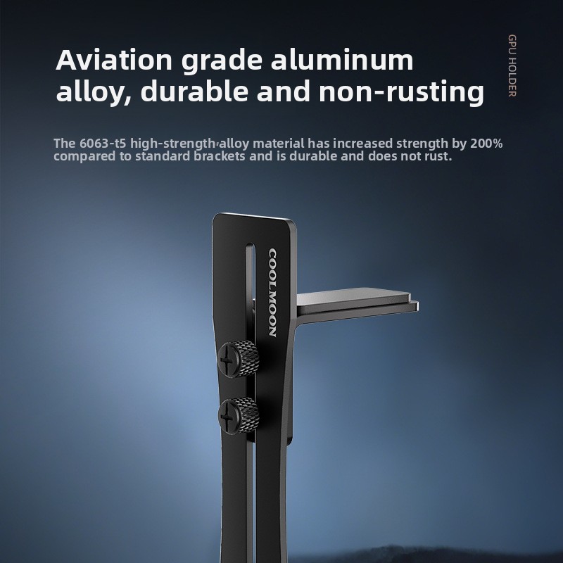 Universal Aluminum GPU Brace S - Gaming Card Holder review and price