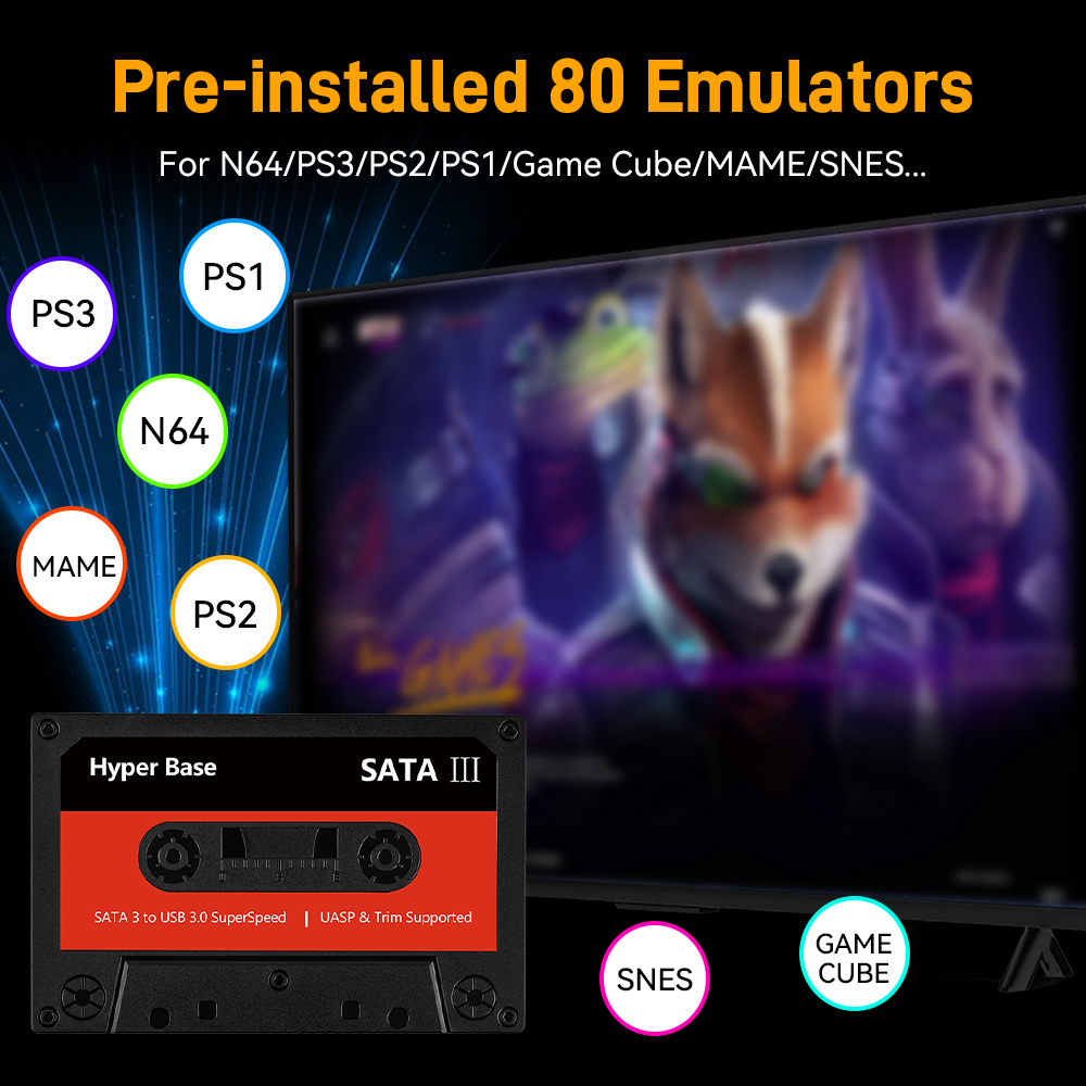 Batocera 500G/2T Emulator Game - Gaming Console Emulator review and price