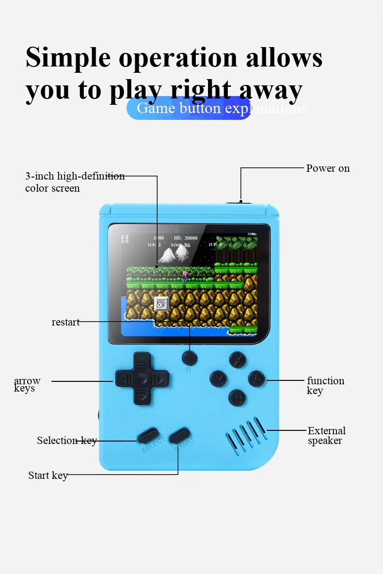 400 In 1 MINI Games Handheld G - Gaming Console In Chinese review and price