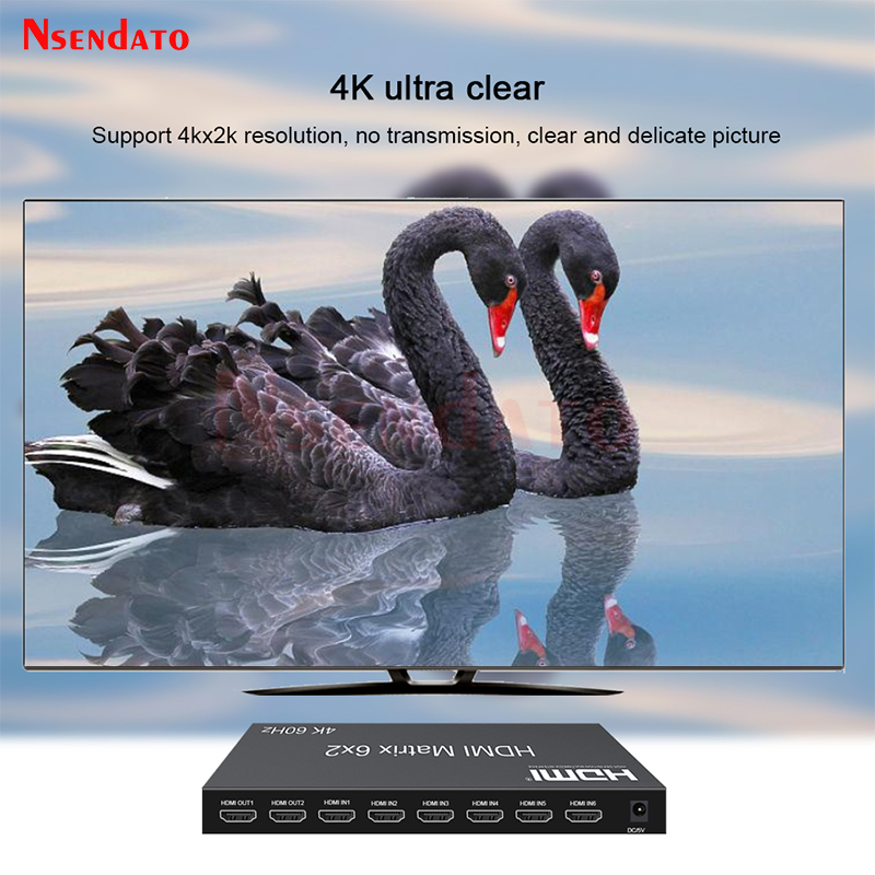 6x2 HDMI Matrix Switch 4K 60Hz - Gaming Console Bundle review and price
