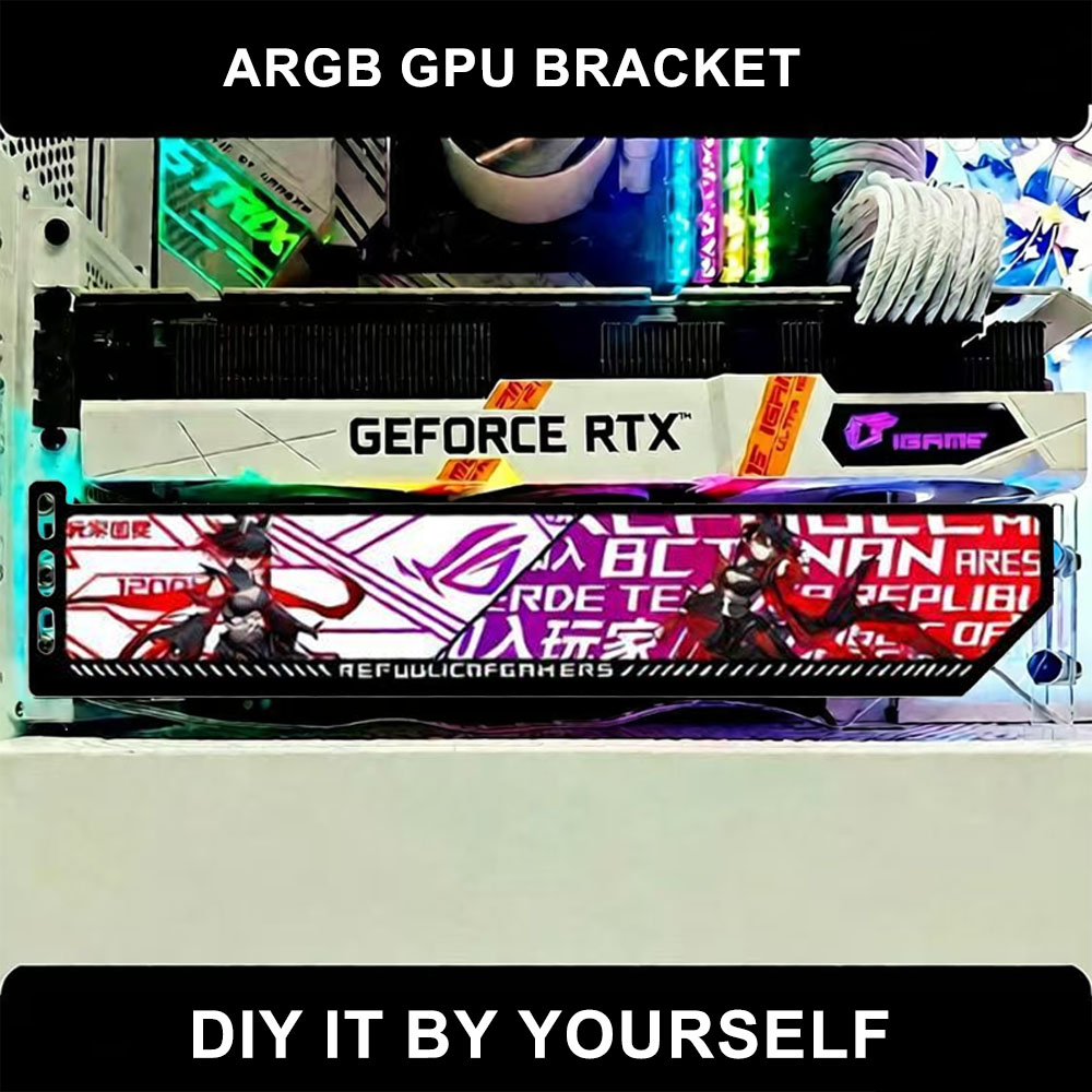 Customize RGB VGA Holder 5V/12 - Gaming Card Holder review and price