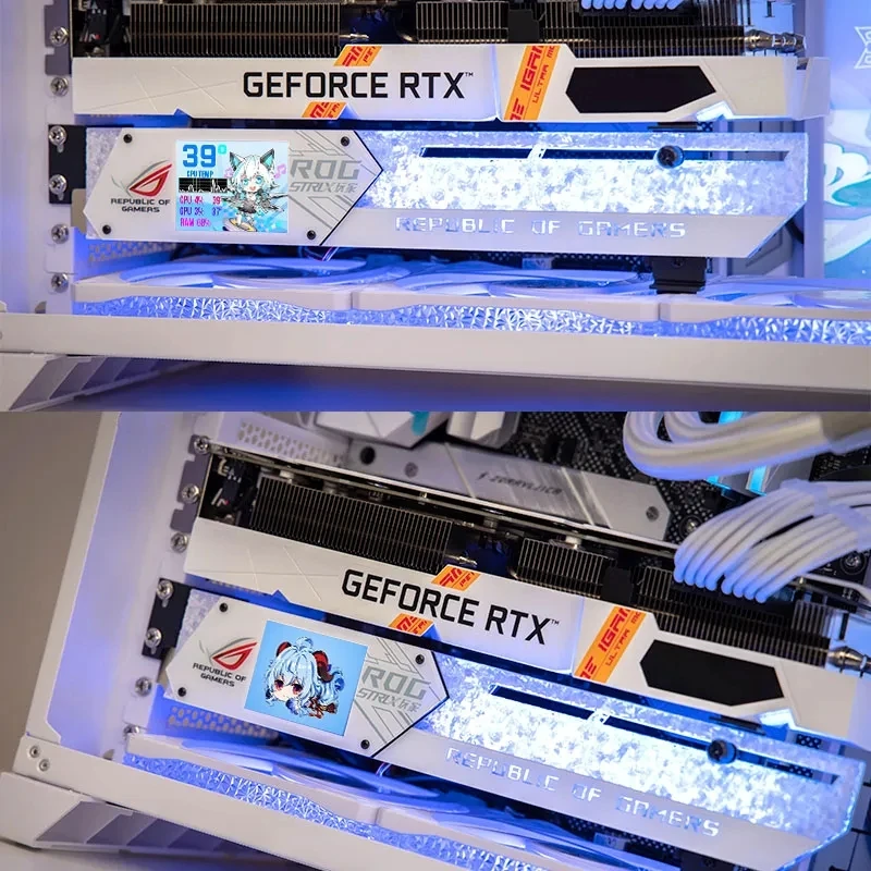 DIY 2.2 inch LCD Display GPU B - Gaming Card Holder review and price