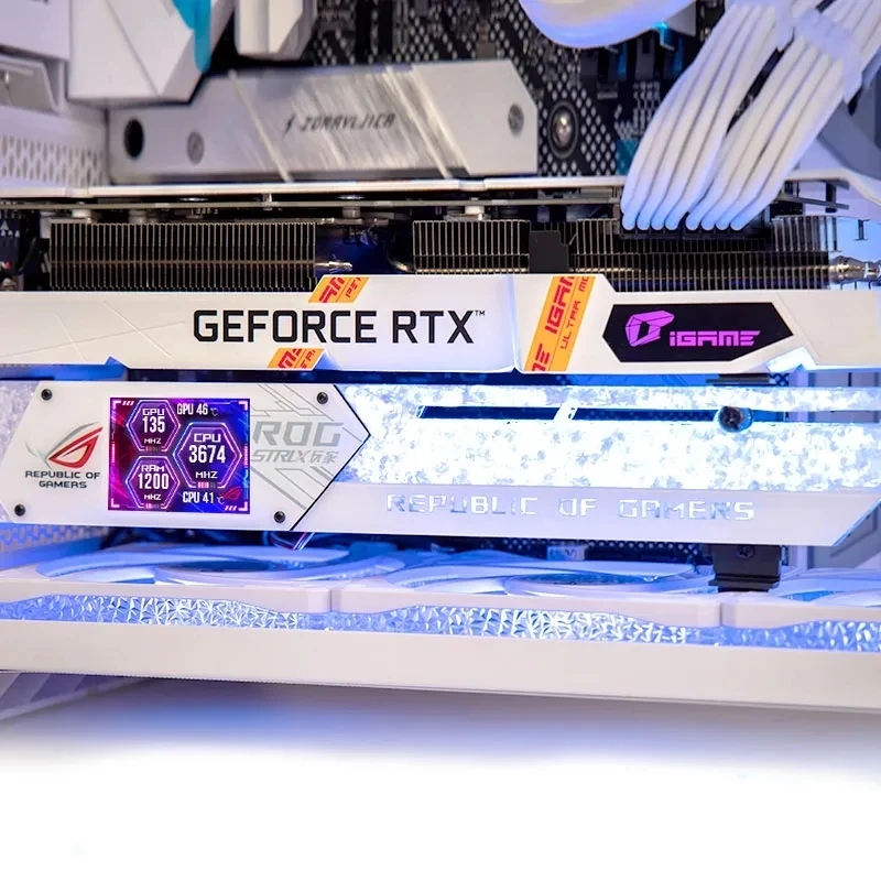 DIY 2.2 inch LCD Display GPU B - Gaming Card Holder review and price