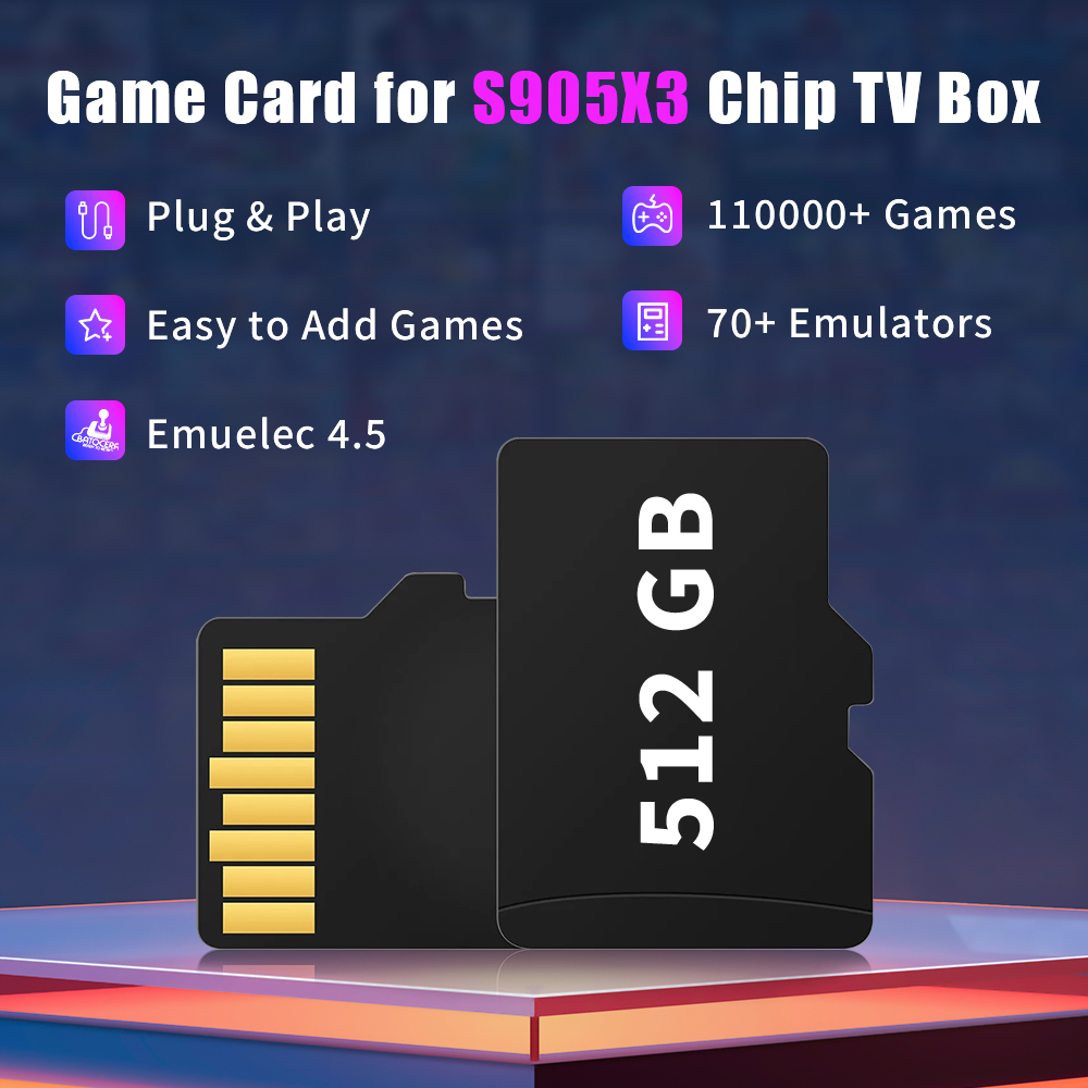 Game TF Card for S905X3 Chip T - Gaming Console Emulator review and price