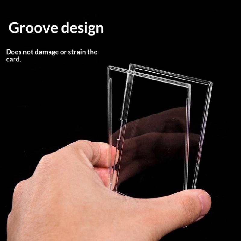 Clear Acrylic Snap Card Holder - Gaming Card Holder review and price