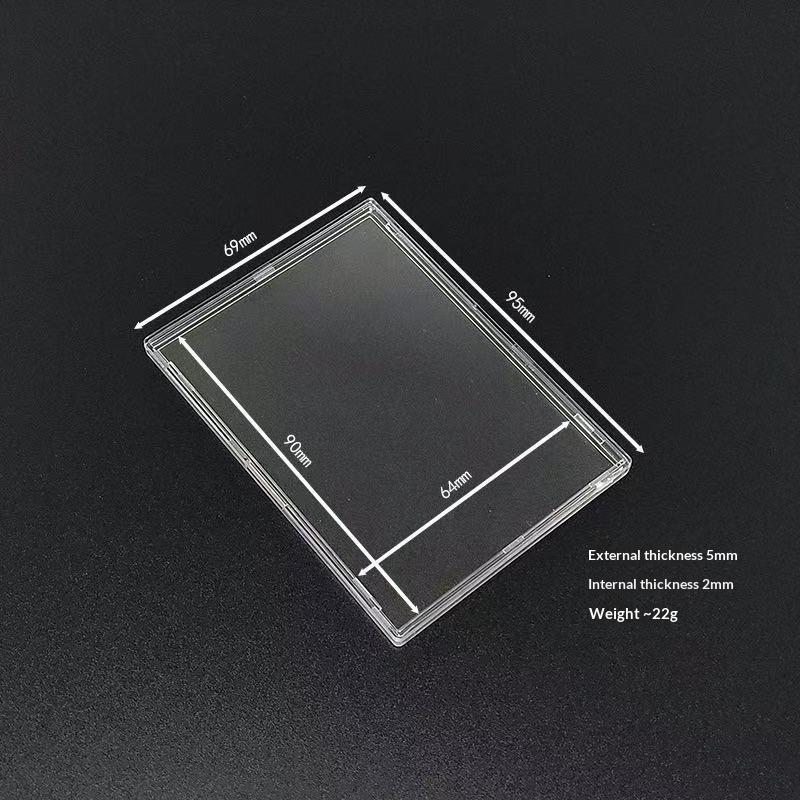Clear Acrylic Snap Card Holder - Gaming Card Holder review and price