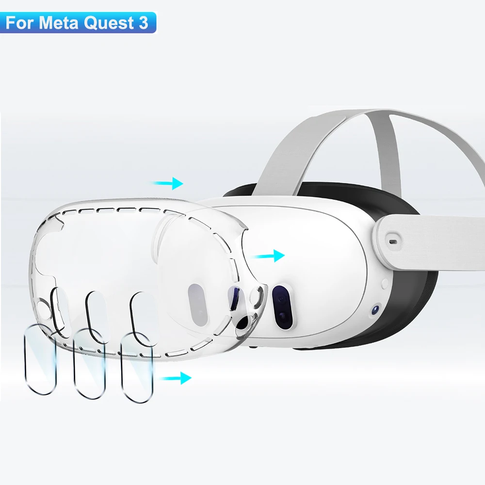 Transparent Shell Case For Met - Vr Lens Protector review and price